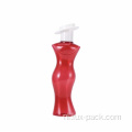 Groothandel luxe vrouwen dame vorm shampoo fles, plastic wasmiddel douchegel fles cosmetische container verpakking